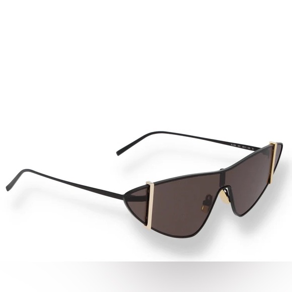 NEW SAINT LAURENT CAT EYE SL 536 001 SUNGLASSES SAINT LAURENT SL536 001 BLACK - Picture 4 of 5